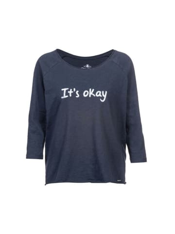 Herrlicher ANGELIKA JERSEY FLAME Top in Marine