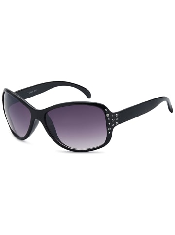 styleBREAKER Sonnenbrille in Schwarz / Grau Verlauf