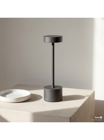 home24 Akku-Tischleuchte LIM in Schwarz