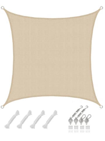 AMANKA Sonnensegel Red Sands 300 x 300 cm in beige