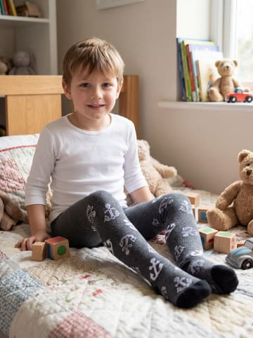 TupTam Baby Jungen Strickstrumpfhose 6er Pack in graphit
