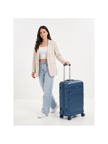 benzi 5807 4 Rollen Trolley M 60 cm blau