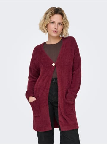 ONLY Strickjacke in Cabernet