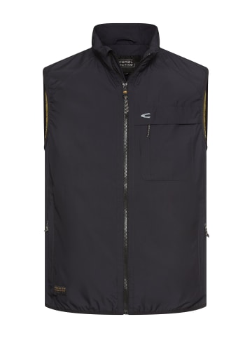 Camel Active Outdoor Weste aus wasserabweisendem Material in Dunkelblau