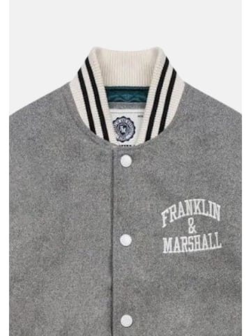 Franklin & Marshall Bomberjacke 'MELTON' in grau