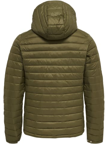 Hummel Jacke Hmlred Quilted Hood Jacket in DARK OLIVE