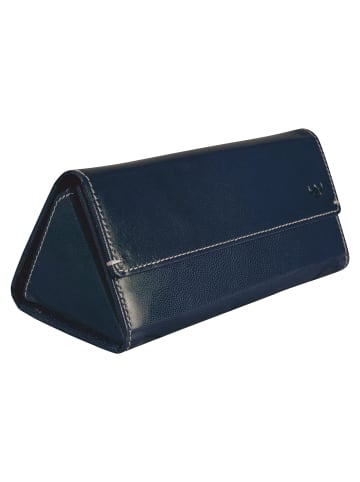 Golden Head Bari Brillenetui Leder 7 cm navy