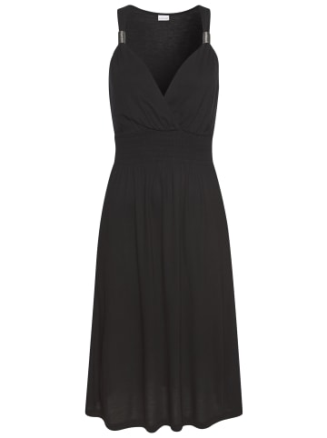 LASCANA Jerseykleid in schwarz