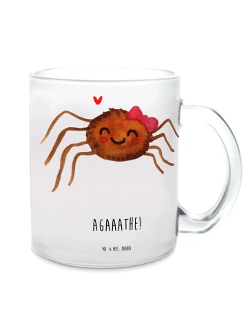 Mr. & Mrs. Panda Tee Tasse Spinne Agathe Freude mit Spruch in Transparent