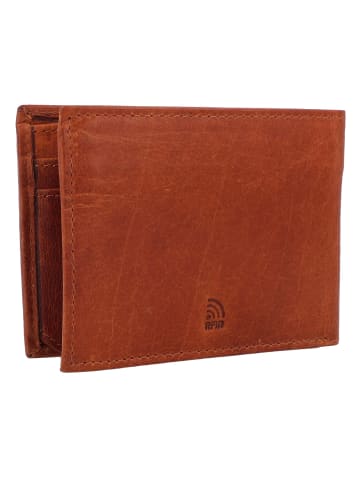 Greenburry House of Norway Geldbörse RFID Schutz Leder 11.5 cm in natur