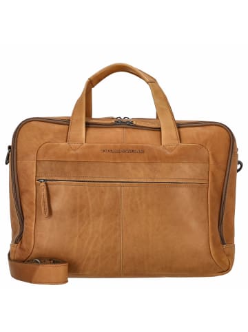 The Chesterfield Brand Ryan - Aktentasche 17" L Leder 42 cm (black) in cognac