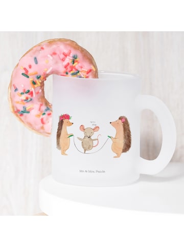 Mr. & Mrs. Panda Becher Igel Seilhüpfen ohne Spruch in Transparent