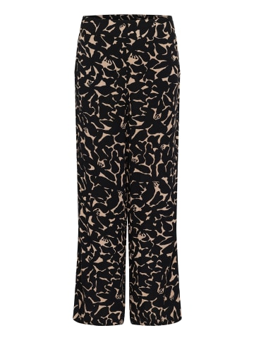 Kaffe Hose BPisabella Regular fit in Nature/Black Flower Print