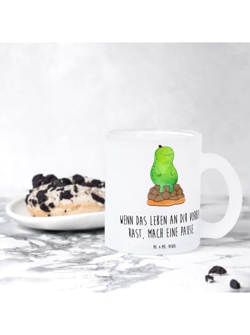 Mr. & Mrs. Panda Pott Schildkröte Pause mit Spruch in Transparent