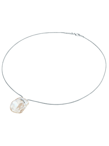 Valero Pearls Halskette aus Sterling Silber mit Süßwasser-Zuchtperle in silber