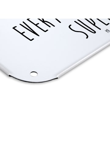 Mr. & Mrs. Panda tafel Einhorn Super mit Spruch in Weiß