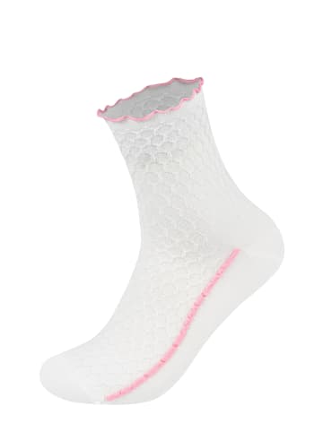 Happy Socks Socken Structured Slinky 1/4 Crew in schwarz