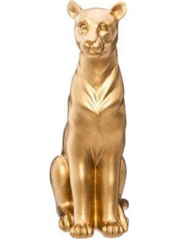 Atmosphera Créateur d'intérieur Goldene Dekofigur Panther in golden