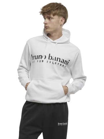 Bruno Banani Hoodie ohne Reißverschluss EWING in Weiß