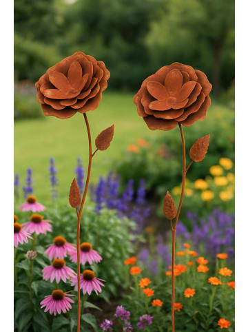 kobolo Dekostecker RUSTYROSE in Braun