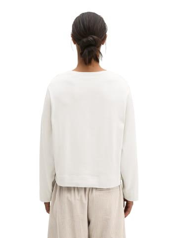 Marc O'Polo Oversize Longsleeve cropped in Frosty Blue