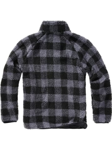 Brandit Fleecejacke/Fleecepullover "Teddyfleece Jacket" in Schwarz