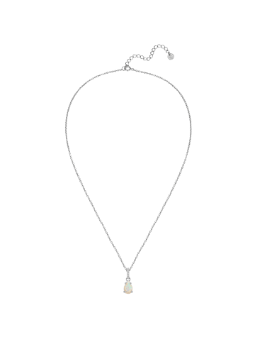 Glanzstücke München Kette aus Sterling Silber mit Opal (synth.) in silber