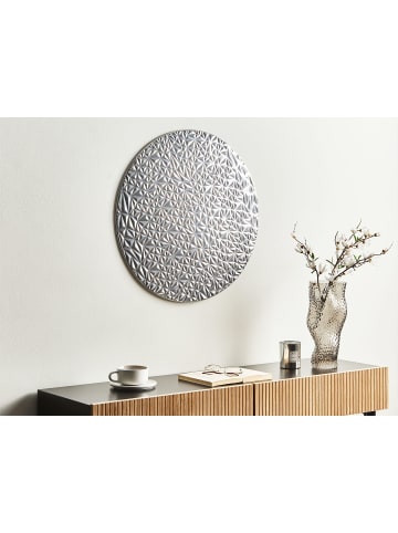 Beliani Wandobjekt MOSCAVIDE in Silber - (W) 60 x (H) 60 x (L) 1 cm Vertikal