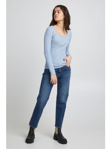 ICHI IHSUPER LS Slim fit in Forever Blue