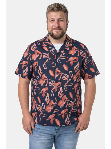 Men Plus Hemd in navy blau