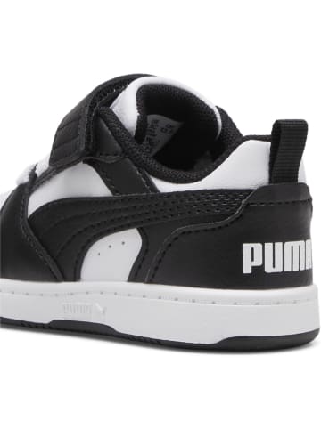 Puma Kinder Sneaker "Rebound V6 Lo AC+ Inf" in Weiß