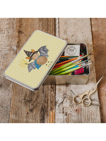 Mr. & Mrs. Panda metallbehälter Fledermaus Zauberer ohne Spruch in Gelb Pastell