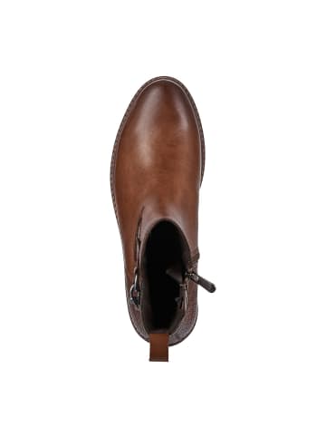 Marco Tozzi Stiefelette in COGNAC COMB
