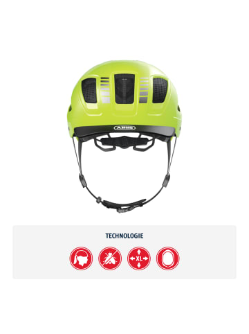 ABUS Fahrradhelm Hyban 2.0 - in signal yellow