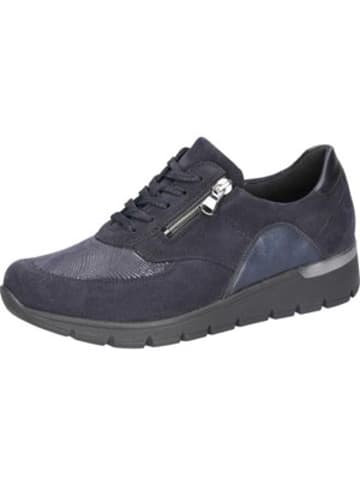 WALDLÄUFER Komfort Schnürschuh in blau
