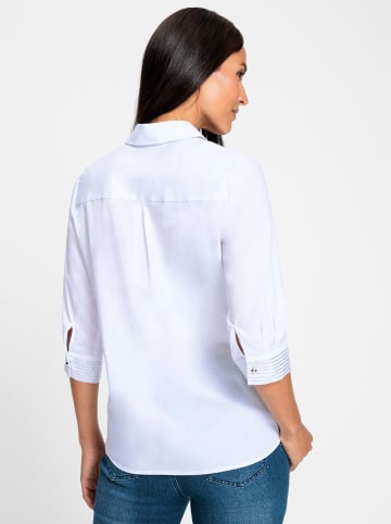 Heine Stretchbluse in weiß