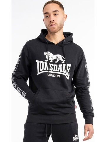 Lonsdale Hoodie "Scousburgh" in Schwarz