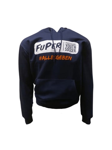 FuPer Pullover FuPer Hoodie "#allesgeben" in Dunkelblau
