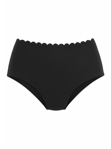 LASCANA Highwaist-Bikini-Hose in schwarz