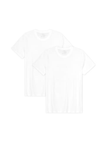 DANISH ENDURANCE T-shirt Crew in pure white