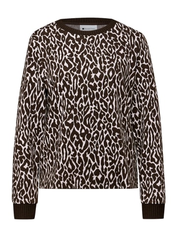 Street One Leo Jacquard Shirt in Braun