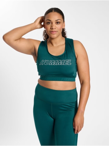 Hummel Hummel Bh Hmlte Multisport Damen Atmungsaktiv Schnelltrocknend Nahtlosen in DEEP TEAL