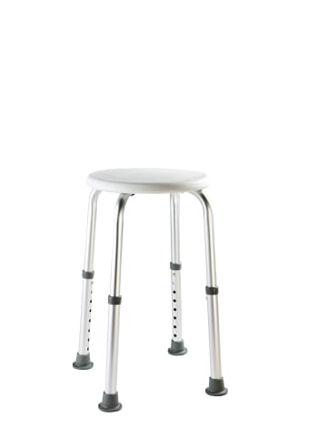 Wenko Dusch- und Wannenhocker höhenverstellbar in weiss