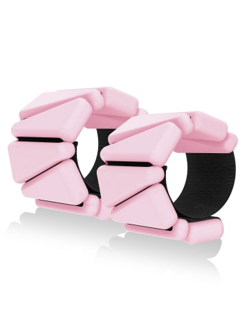 Onamaste Hand- & Fußgelenkgewichte (2 x 500 g, Premium-Silikon) in Rosa