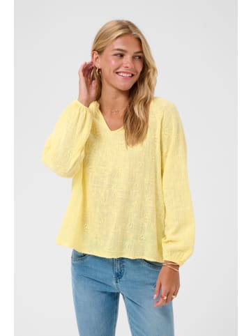 Cream Langarm-Bluse CRGemi Regular fit in Lemon Meringue