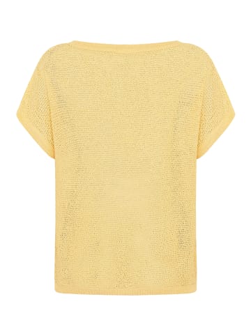 CARTOON Strickpullover mit Rundhalsausschnitt in Golden Haze