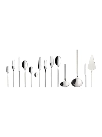 Villeroy & Boch 3-tlg. Lunch Tafelbesteck NewWave in Silber – in silber