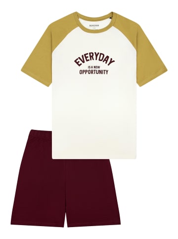 Schiesser Schlafanzug Nightwear Cotton in Off-white