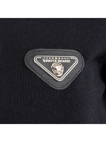Roberto Geissini Strickkleid Business Schwarz