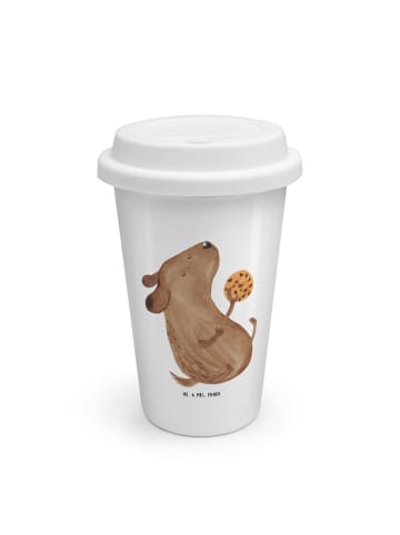 Mr. & Mrs. Panda To Go Becher Hund Keks ohne Spruch in Weiß
